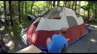 Coleman Tenaya Lake 8 Person Tent Setup Review Take Down Did It Keep Us Dry [upl. by Fradin]