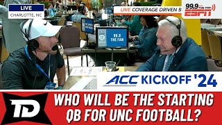 UNC Football Head Coach Mack Brown on starting QB and team expectations [upl. by Jock]