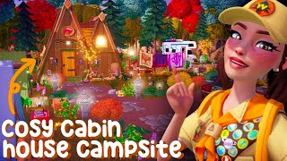 COSY CABIN HOUSE amp CAMPSITE SPEEDBUILD  kyras valley [upl. by Cressida]