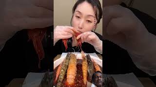 Sea food eating mukbang surmian먹방 먹방 asmr food surmian [upl. by Neliak]