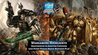 Wargame Highlights Deathwatch vs Adeptus Custodes [upl. by Ordnazil]