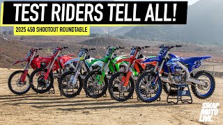 Test Riders Discuss the 2025 450 MX Bikes  6D Helmets Midweek Podcast [upl. by Gerkman]