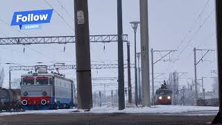 IARNA NUI CA VARA TRENURI DIN GARA CHITILA SI GARA PLOIESTI SUD  VIDEO 4K TRAINS ROMANIA [upl. by Jariv375]