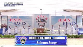 JMCIM  Congregational Singing  Solemn Songs  October 29 2023 [upl. by Grube]