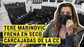 Tere Marinovic frena en seco carcajadas de la CC [upl. by Assirialc]