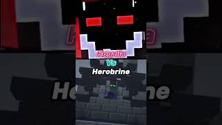 Hogalla Vs Herobrine🥶😈 shorts hogallala herobrine [upl. by Neyrb]