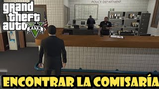 Donde encontrar la COMISARÍA de policia GTA 5  LUGAR SECRETO✔️ [upl. by Philip]