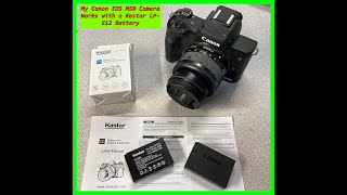 Will My Canon EOS M50 Camera work with a Kastar LPE12 Battery [upl. by Mignon]