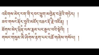 Long life prayer for Dzongsar Jamyang Khyentse Rinpochoe [upl. by Saundra]