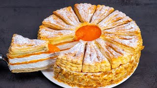 I taught all my friends how to make the fastest puff pastry cake [upl. by Nosiddam]