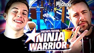 On participe avec Michou et Doc Jazy à Ninja Warrior Fortnite édition [upl. by Jesher496]