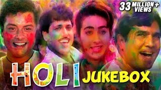 Best Bollywood Holi Songs  Festival Of Colours Special  Superhit Hindi Songs [upl. by Adlemi757]