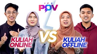 IPB POV Mahasiswa IPB University Lebih Pilih Kuliah Online atau Offline [upl. by Tonina]