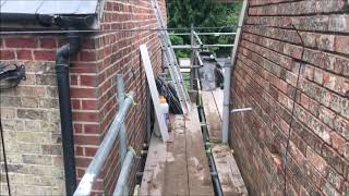 Brick and stone quicklime hot lime mortar repointing Oxfordshire [upl. by Kciremed500]