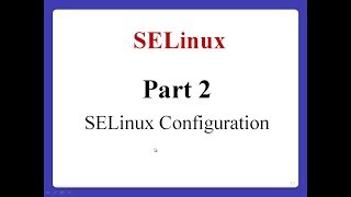 SELinux on CentOS 64  part 22 [upl. by Audun]