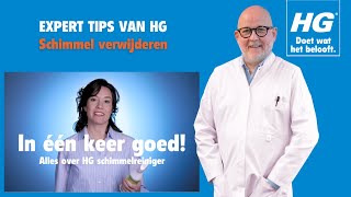 Schimmel verwijderen Met de experttips van HG verwijder je in één keer schimmel in huis [upl. by Herzog]