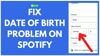 How To Fix Spotify Date of Birth quotSomething Went Wrongquot Issue 2022 [upl. by Cordle]