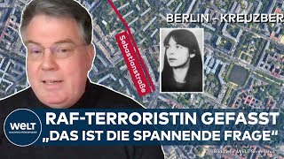 DEUTSCHLAND 30 Jahre auf Flucht RAFTerroristin Daniela Klette in Kreuzberg in Berlin gefasst [upl. by Barnabe]