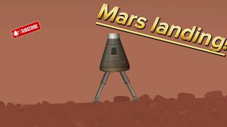 Landing on mars In SFS [upl. by Adihsaar]