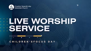 28 October 2023  Croydon SDA Church Live Worship  Children’s Day [upl. by Odirfliw975]