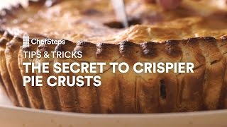 The Secret to Crispier Pie Crusts [upl. by Aicilehp440]