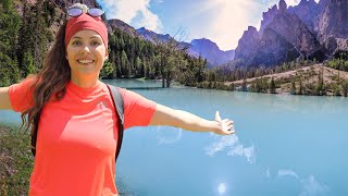 Geheimnisvoller Bergsee in den Dolomiten Wanderung in Gröden Val Gardena in Südtirol [upl. by Arleyne]