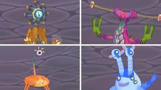 Ethereal Workshop Monsters Swap With Sound Part 2  My Singing Monsters [upl. by Yrrem]