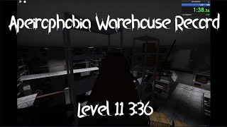 Apeirophobia World Record Level 11 quotWarehousequot no shortcuts full on run [upl. by Refannej776]