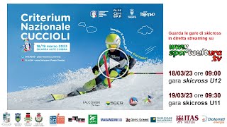 Criterium Nazionale Cuccioli 2023 skicross U12  SPORTCULTURATV [upl. by Icyak]