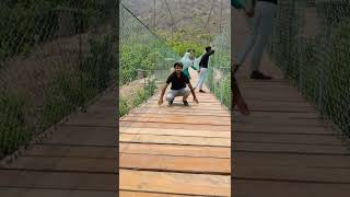 Full Musti in Suspension Bridge Nature Safari Rajgir  Nalanda Bihar viralhub [upl. by Sayce304]