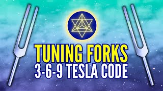 9 HOURS Tuning Forks 369 Hz  396 Hz  639 Hz  963 Hz 😴 Nikola Teslas 369 Secret Code [upl. by Krasner]