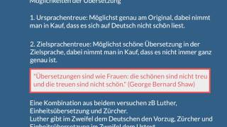 Bibel Die Problematik von Übersetzungen [upl. by Atsyrc457]