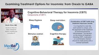 Examining Treatment Options for Insomnia from Orexin to GABA [upl. by Yecnahc]