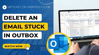 How to Delete Outbox Mail in Outlook  Delete An Email Stuck in Outbox [upl. by Kynan]