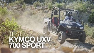 TEST  KYMCO UXV 700i Sport le must du SSV baroudeur [upl. by Olenka]