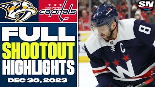 Nashville Predators at Washington Capitals  FULL Shootout Highlights  December 30 2023 [upl. by Berman201]