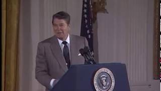 Compilation of President Reagans Humor from Selected Speeches 198189 [upl. by Asert]