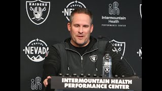 Las Vegas Raiders Josh McDaniels Midweek Press Conference Chicago Bears Week lasvegasraiders [upl. by Lleuqram]