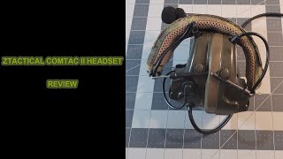 ZTAC Peltor Airsoft COMTAC II headset Review [upl. by Ayotan]