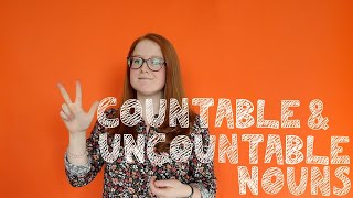 Mini English lessons Countable and uncountable nouns [upl. by Rowan]