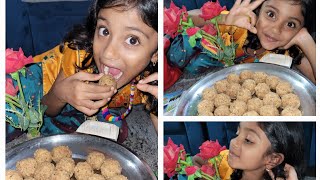 బెల్లం కొబ్బరి ఉండలు I Kobbari Laddu Recipe in Telugu I Kobbari Louz  Coconut Jaggary Laddu [upl. by Aidan]