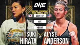 Itsuki Hirata vs Alyse Anderson  Full Fight Replay [upl. by Conant]