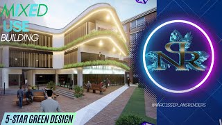 MIXEDUSE BUILDING lumion architecture spiritembassy uebertangel shorts architecture [upl. by Bernat]