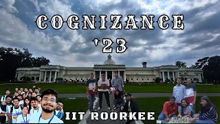 IIT ROORKEE  Cognizance 2023  24th 26th March  minivlog cognizance iitroorkeecosmosnsec [upl. by Chansoo]