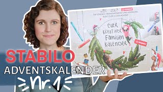 STABILO Adventskalender 2021 für die ganze Familie [upl. by Zerimar]