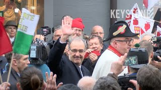 Wahlfeier für Guy Parmelin Hunderte jubeln dem neuen Bundesrat zu  Nyon  Empfang  Fest  Umzug [upl. by Nikal983]