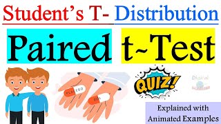 What is Paired Samples TTest in Statistics   Students tdistribution   Explained with Examples [upl. by Ahselet]