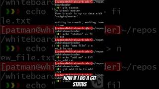 git status coding git gittutorial [upl. by Davida]