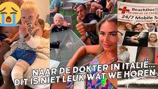 MET LIANO NAAR DE DOKTER IN ITALIË WAT WE TE HOREN KRIJGEN IS NIET LEUK😢  VLOG 288 [upl. by Phylis]