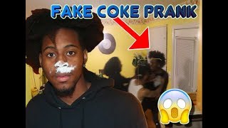 PRANK WARS ALMOST FOUGHT Doing Coke Prank on Kevvo amp HenDogg [upl. by Eveivaneg]